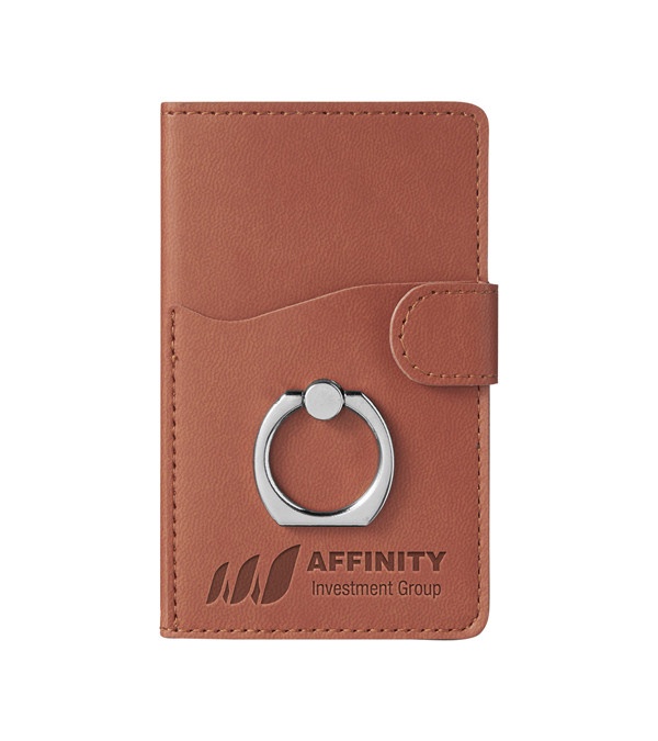 Leeman Tuscany Dual Card Pocket With Metal Ring