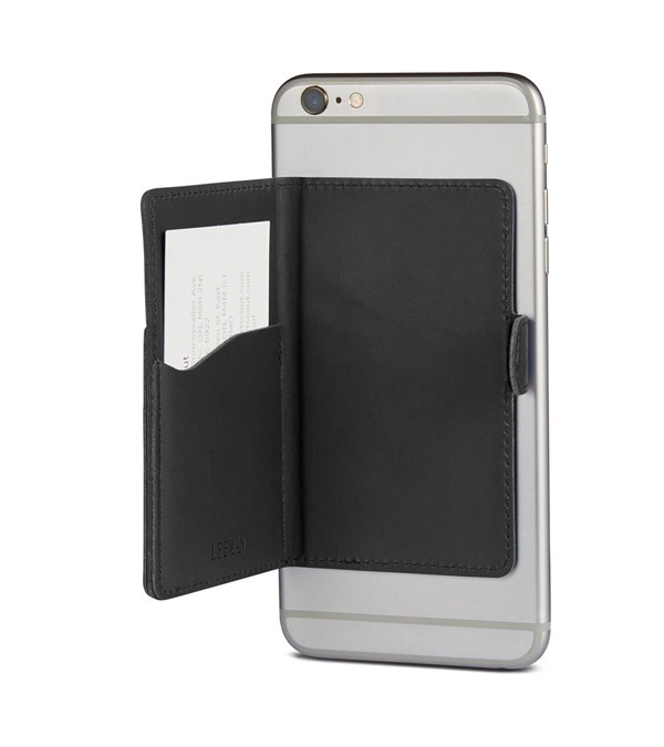 Leeman Tuscany Dual Card Pocket With Metal Ring