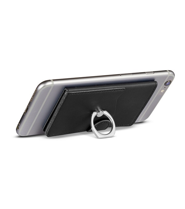 Leeman Tuscany Dual Card Pocket With Metal Ring