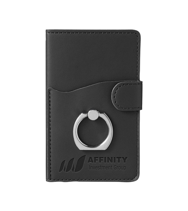 Leeman Tuscany Dual Card Pocket With Metal Ring