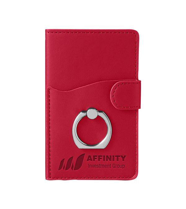 Leeman Tuscany Dual Card Pocket With Metal Ring
