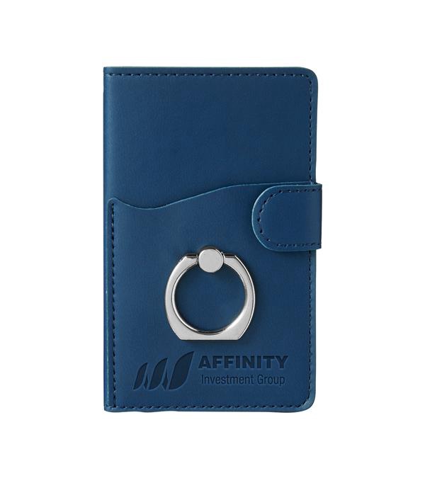 Leeman Tuscany Dual Card Pocket With Metal Ring