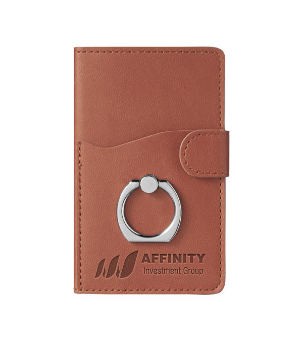 Leeman Tuscany Dual Card Pocket With Metal Ring
