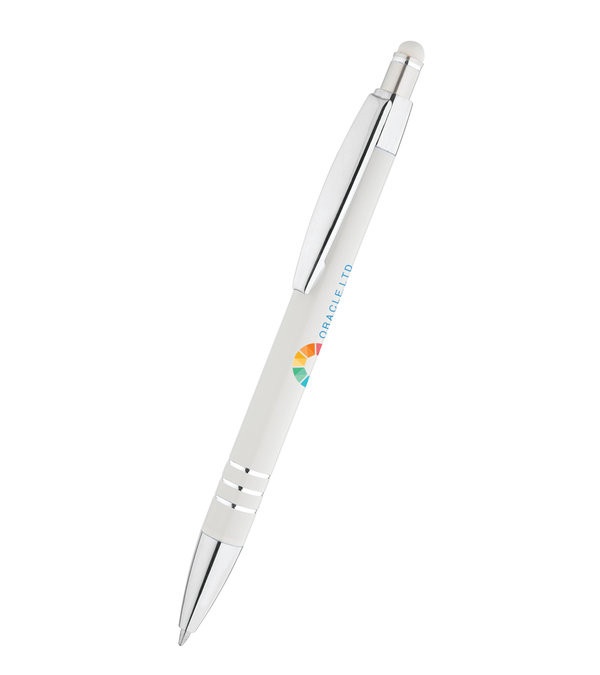 Celena Stylus White with Full Color Imprint