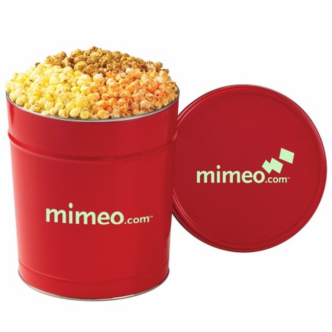 3-1/2 Gallon 3 Way Popcorn Tin