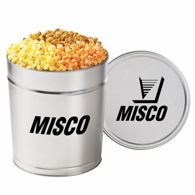 3-1/2 Gallon 3 Way Popcorn Tin