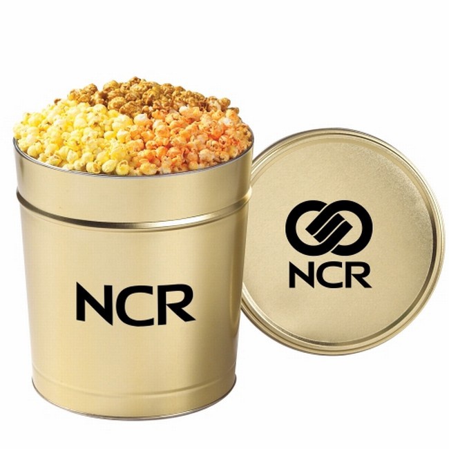 3-1/2 Gallon 3 Way Popcorn Tin