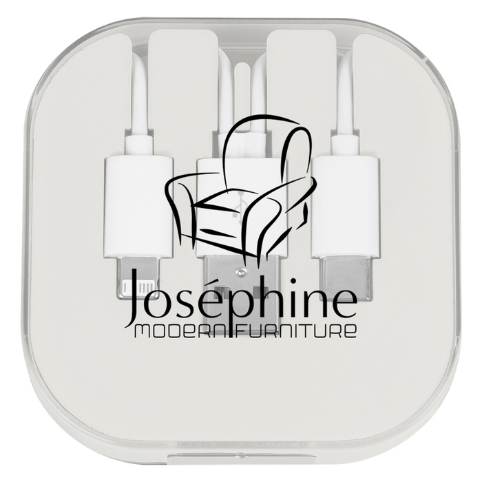 3-In-1 Charge Cable With Phone Stand