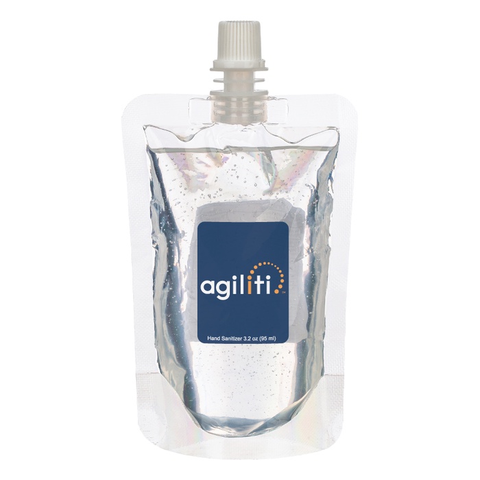 3.2 oz. 70% Antibacterial Hand Sanitizer in Custom Gel Pouches