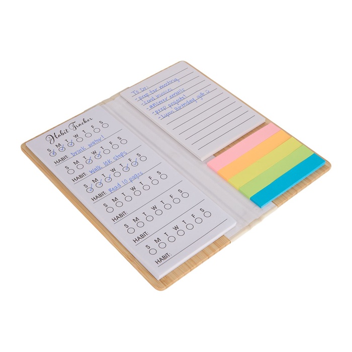 Wellable™ FSC® 100% Bamboo Sticky Note Pad