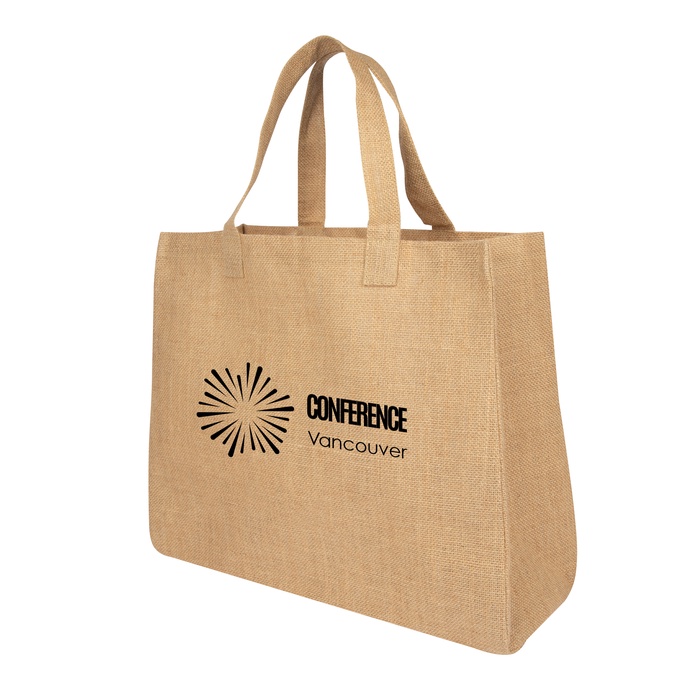 Juliet Jute Tote Bag