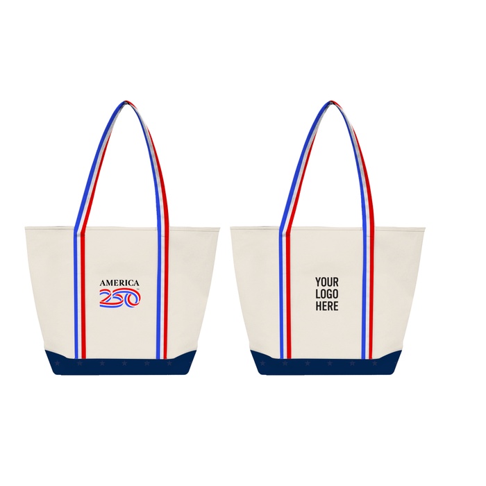AMERICA250™ Sublime Series Recycled Poly Canvas Starboard Tote Bag