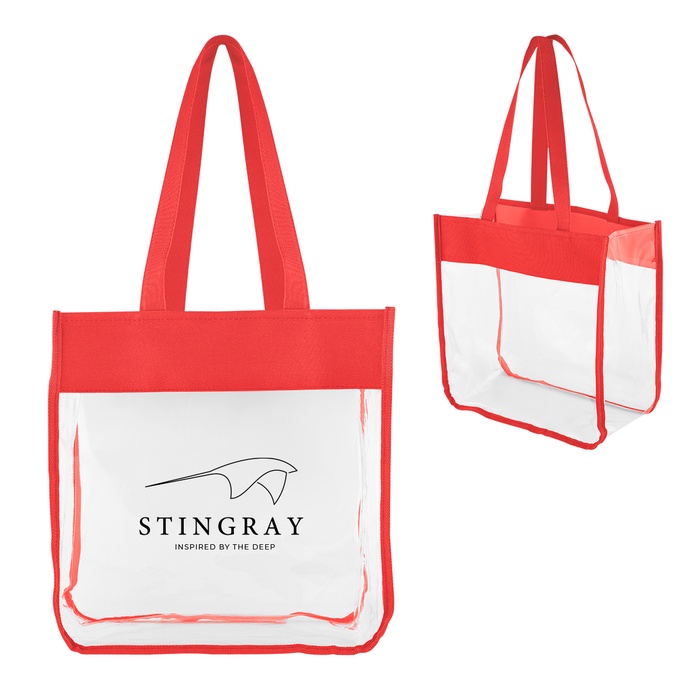 Cassie Clear EVA Tote Bag