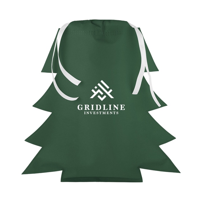 Tree Shaped Non-Woven Gift Bag