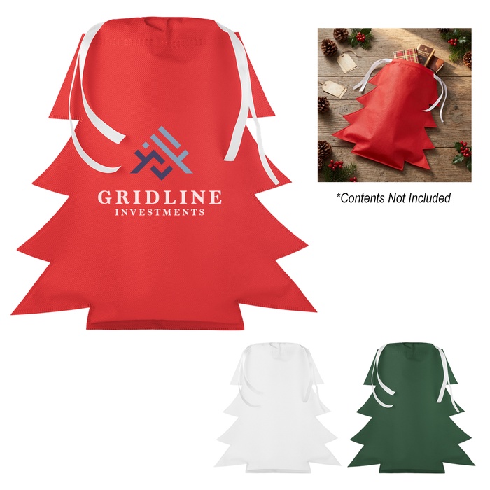 Tree Shaped Non-Woven Gift Bag