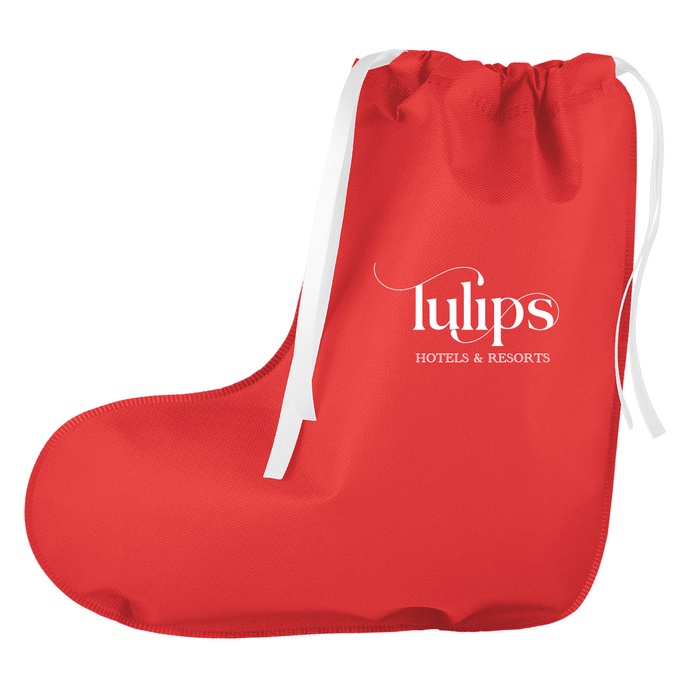 Stocking Shaped Non-Woven Gift Bag