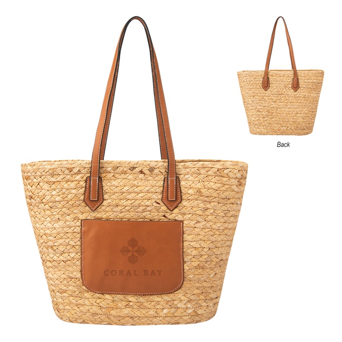 Solana Hyacinth Grass Tote Bag