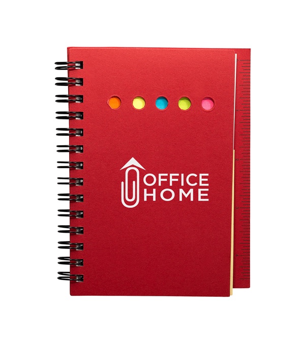 Eco Mini-Sticky Book With Ruler