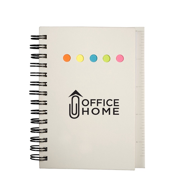 Eco Mini-Sticky Book With Ruler