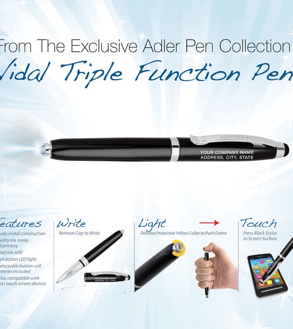 Vidal Triple Function Pen