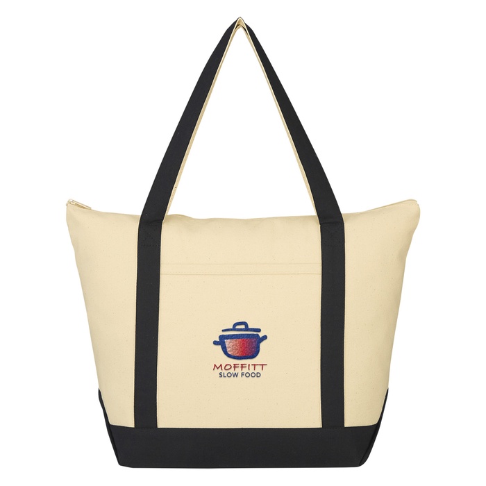 Folksy 12 Oz. Cotton Tote Bag