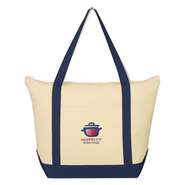 Folksy 12 Oz. Cotton Tote Bag