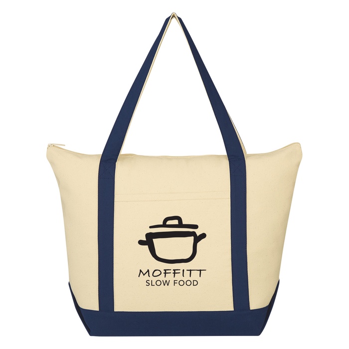 Folksy 12 Oz. Cotton Tote Bag