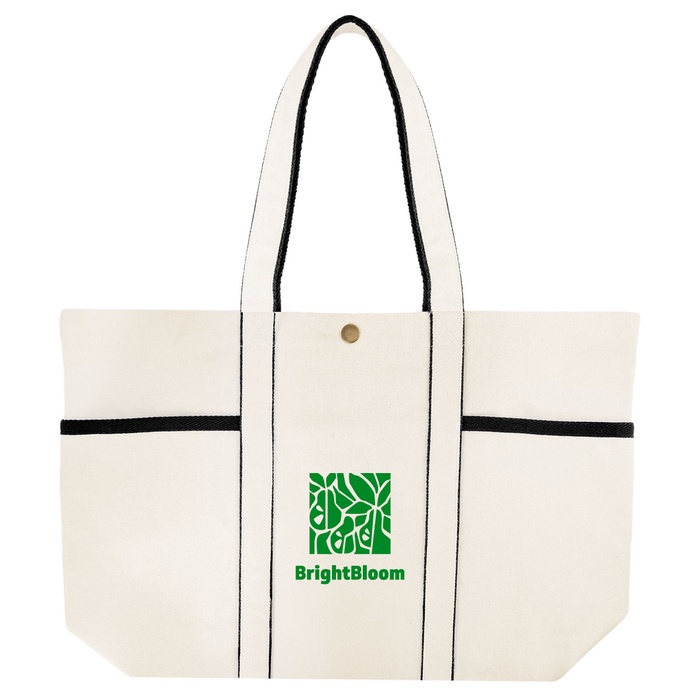 Aware™ 10 Oz. Recycled Cotton Canvas Tote Bag