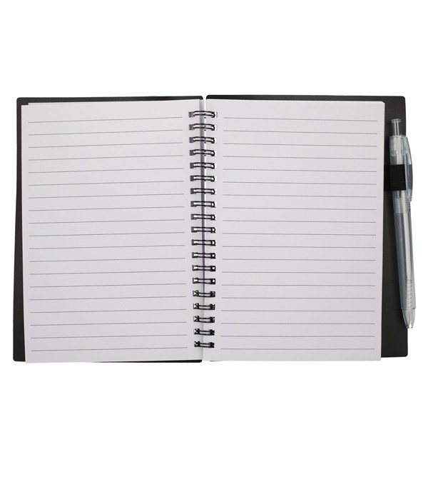 FSC Recycled Star Spiral Notebook with Pen