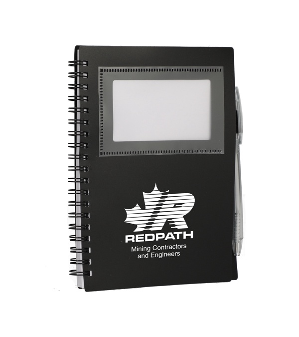 FSC Recycled Star Spiral Notebook with Pen