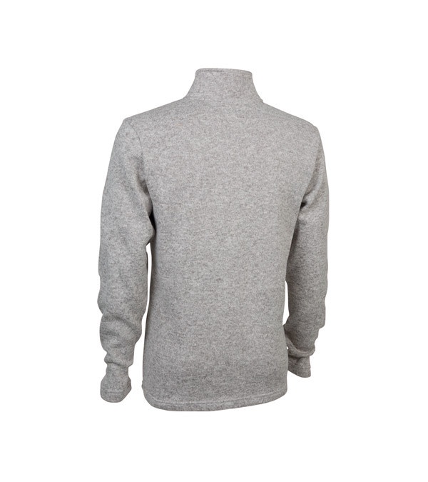 Men's Heathered Fleece Pullover - Embroidered