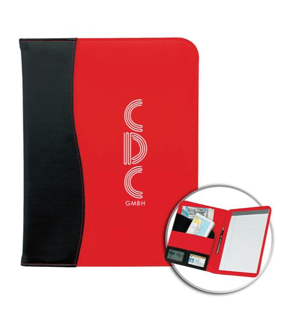 Sign Wave Custom Zippered Pad Holder