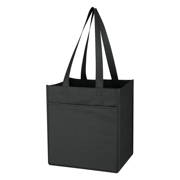 Non-Woven 6 Bottle Personalized Wine Tote Bag