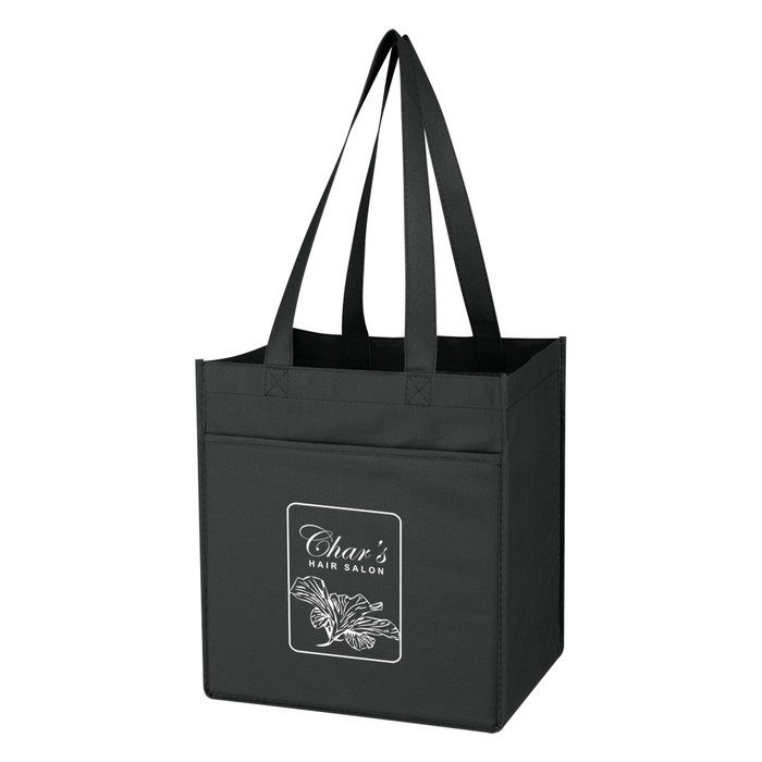 Non-Woven 6 Bottle Personalized Wine Tote Bag
