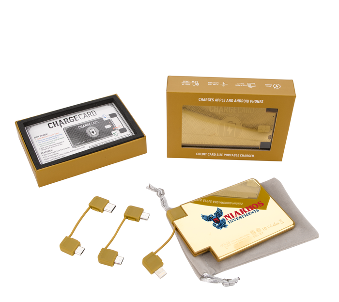 AquaVault® ChargeCard Power Bank 2,300 mAh