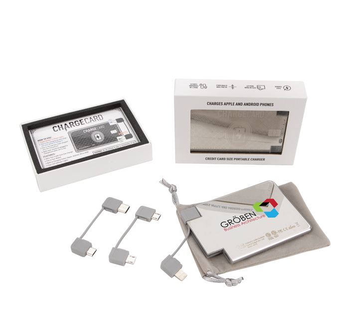 AquaVault® ChargeCard Power Bank 2,300 mAh