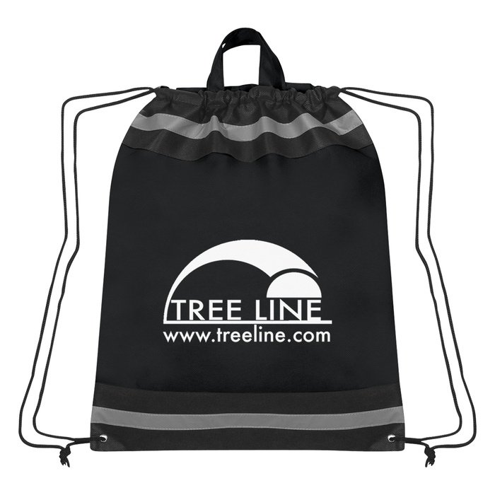 Large Non-Woven Designer Drawstring Backpacks with Logo