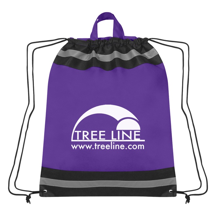 Large Non-Woven Designer Drawstring Backpacks with Logo