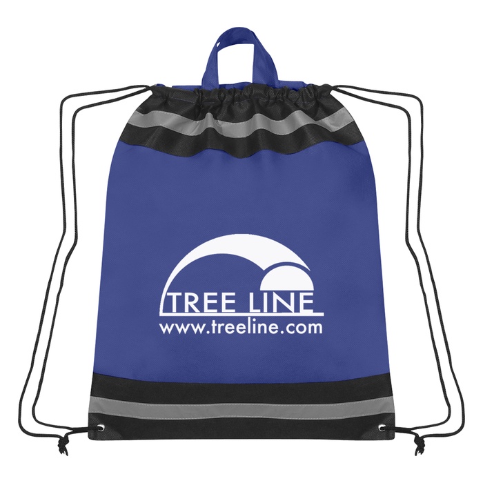 Large Non-Woven Designer Drawstring Backpacks with Logo