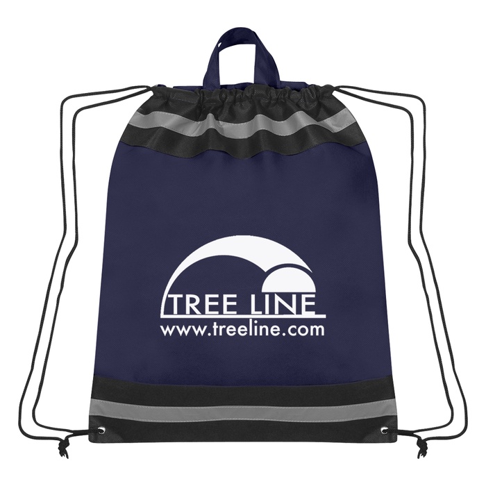 Large Non-Woven Designer Drawstring Backpacks with Logo