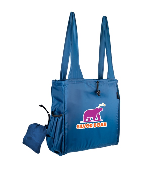 Bagito BagPack - Hybrid Shopping Bag and Backpack - Full Color