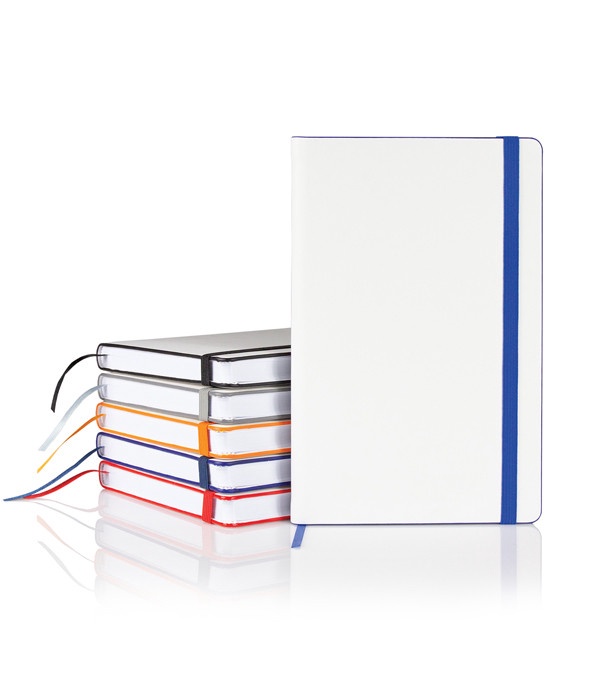 Castelli White Laser Medio White Page Lined Journal