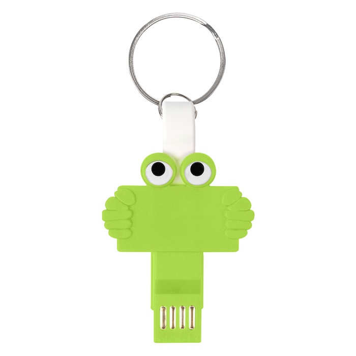 Clipster Buddy 3-In-1 Charging Cable Key Ring