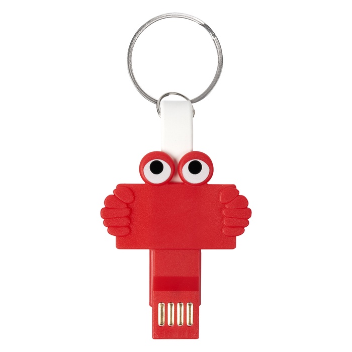 Clipster Buddy 3-In-1 Charging Cable Key Ring