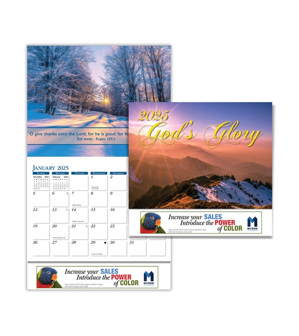 God's Glory Wall Calendar