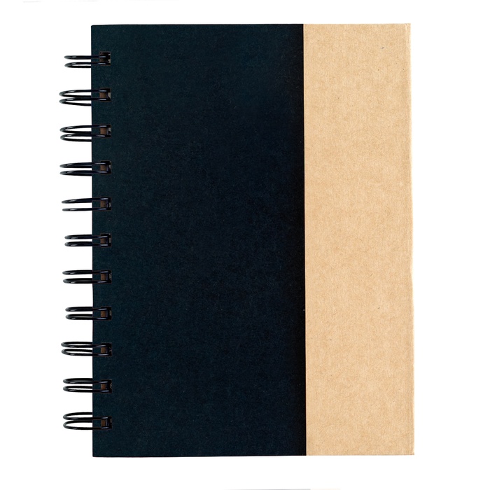 Small Spiral Notebook With Sticky Notes And Flags