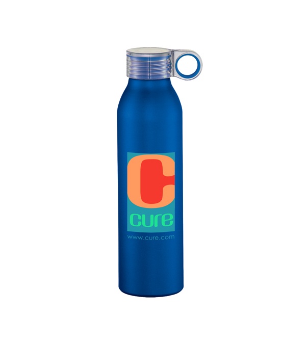 Grom 22 oz. Aluminum Sports Bottle - Full Color Imprint