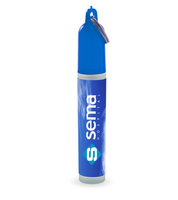 Mini Antibacterial Hand Sanitizer Pocket Spray With Key Chain