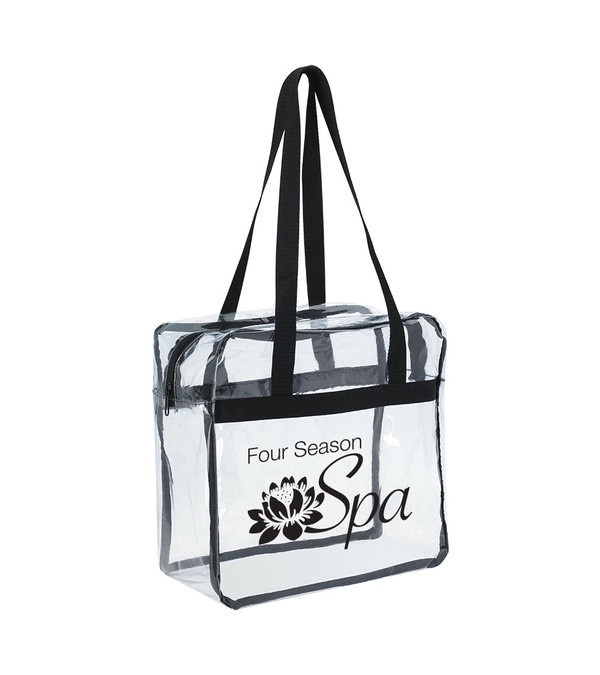 Clear Zippered Tote
