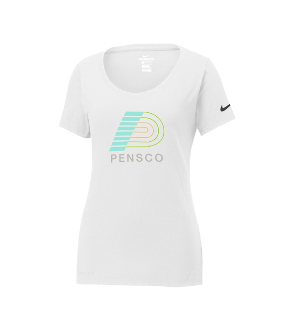 Nike Ladies Dri-FIT Cotton/Poly Scoop Neck Tee